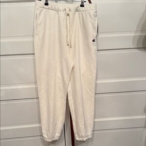Minimalist Leisure Lounge NWT Ivory Cream joggers champion sweat pants Small